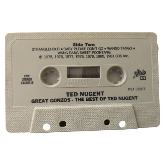Ted Nugent Great Gonzos The Best Of Cassette Tape Classic Rock 1981 Epic Stereo. - Picture 3 of 16
